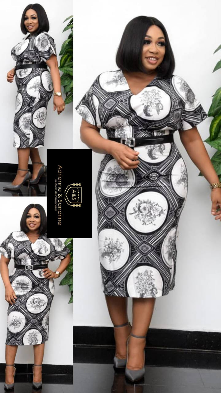 Robe Clémence avec ceinture