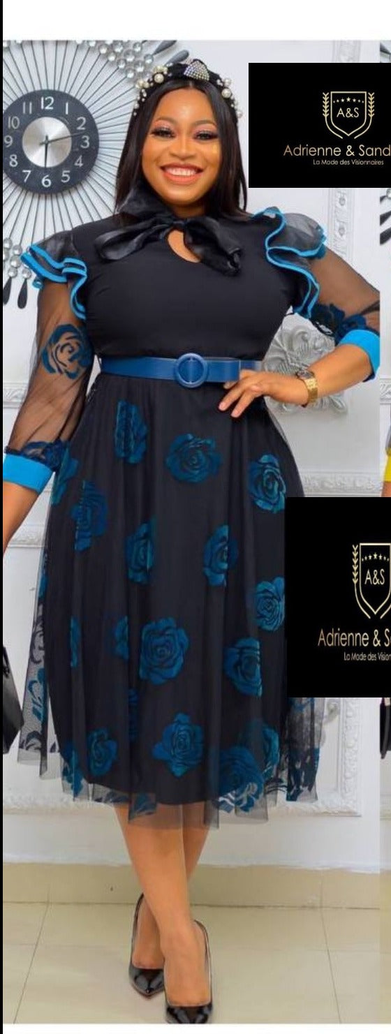 Robe Mathilde avec ceinture