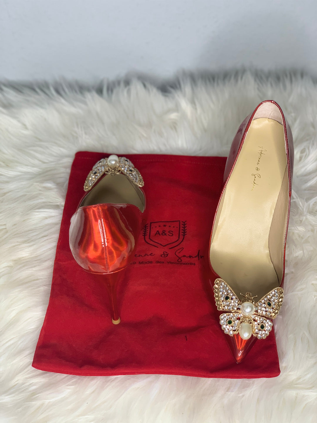 Escarpins En Cuir Verni Kelly