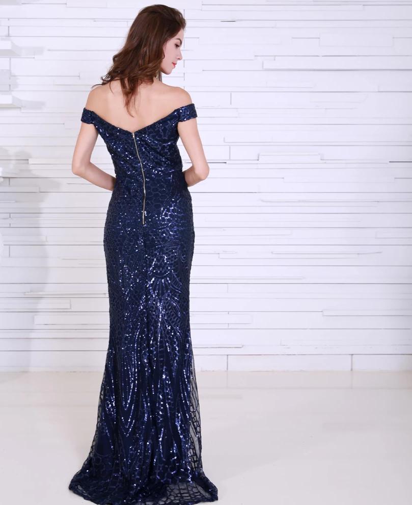 robe de soirée robe maxi à paillettes Paradis