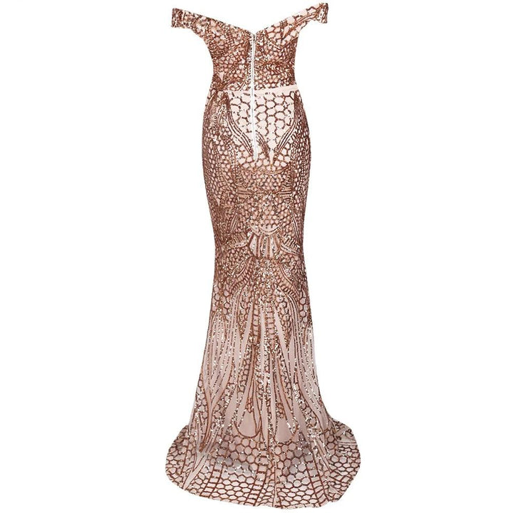 robe de soirée robe maxi à paillettes Paradis
