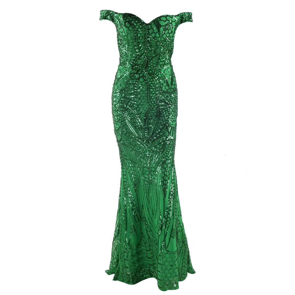 robe de soirée robe maxi à paillettes Paradis