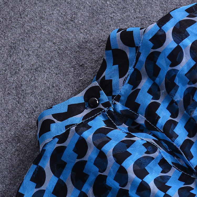 Robe imprimée 3/4 Marie