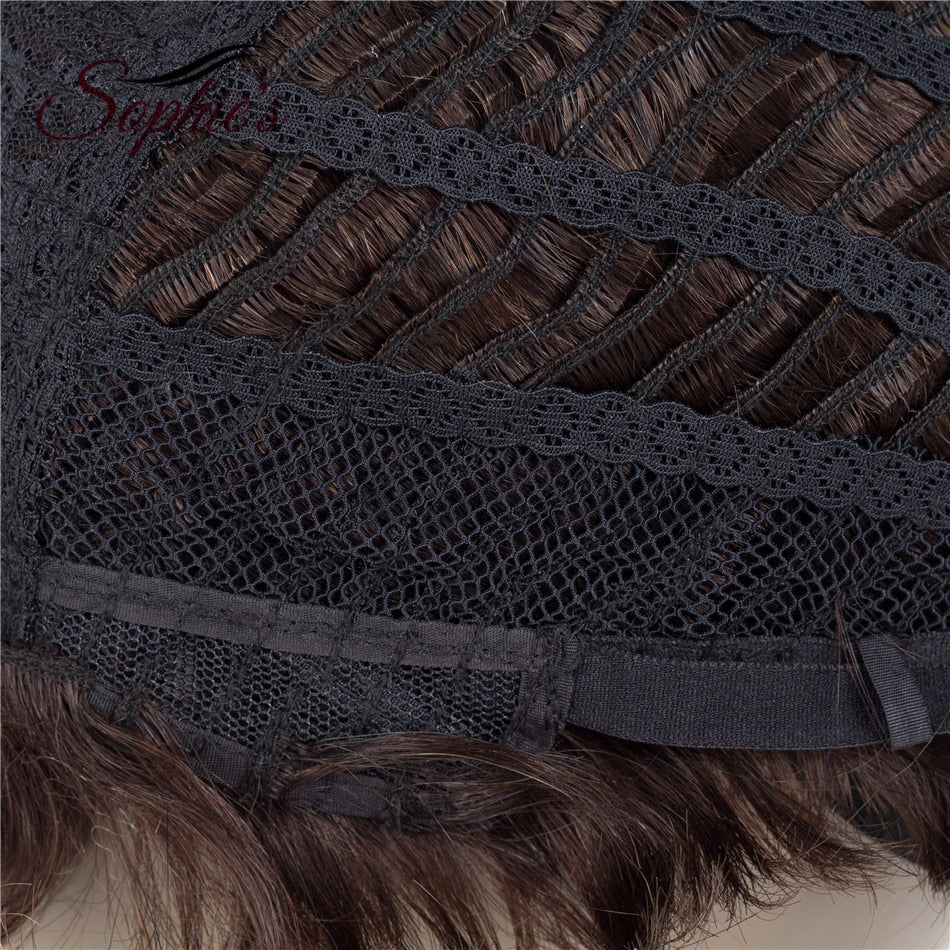 Perruques Courtes De Cheveux Humains