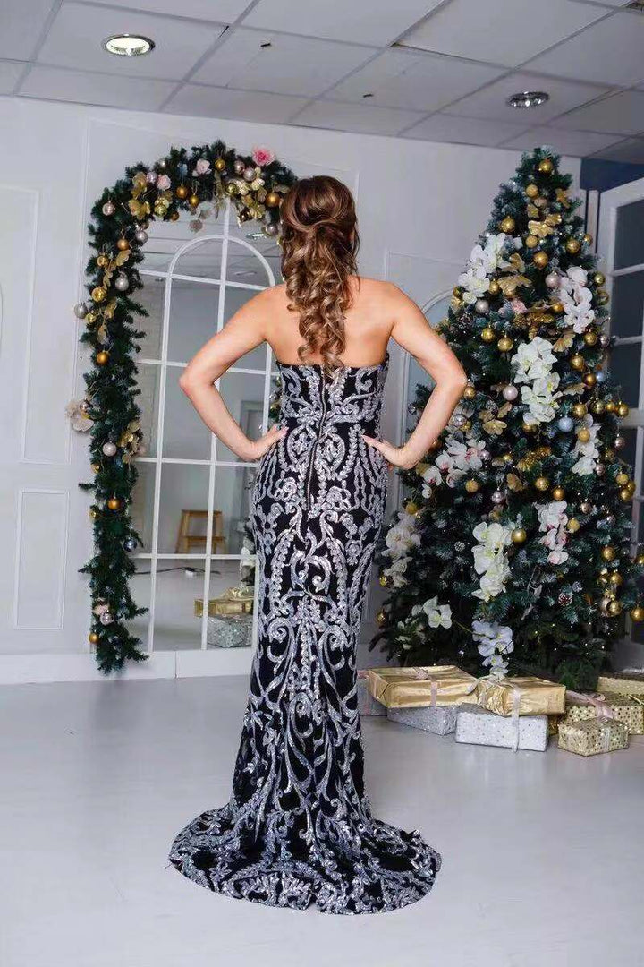 robe élégante Sissy avec paillettes