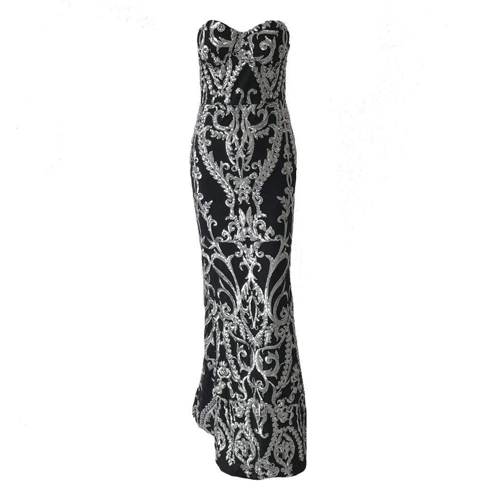 robe élégante Sissy avec paillettes