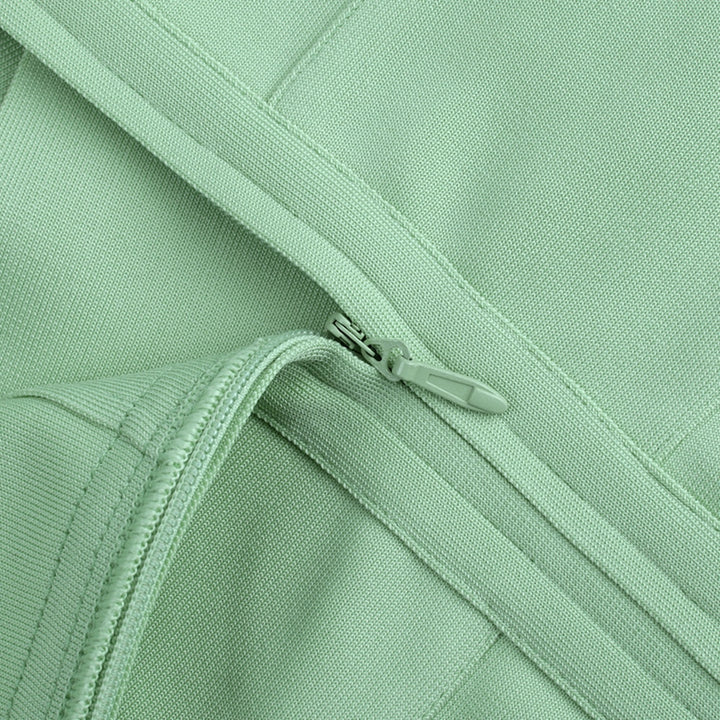Robe Bandage Hors Épaule Drapée