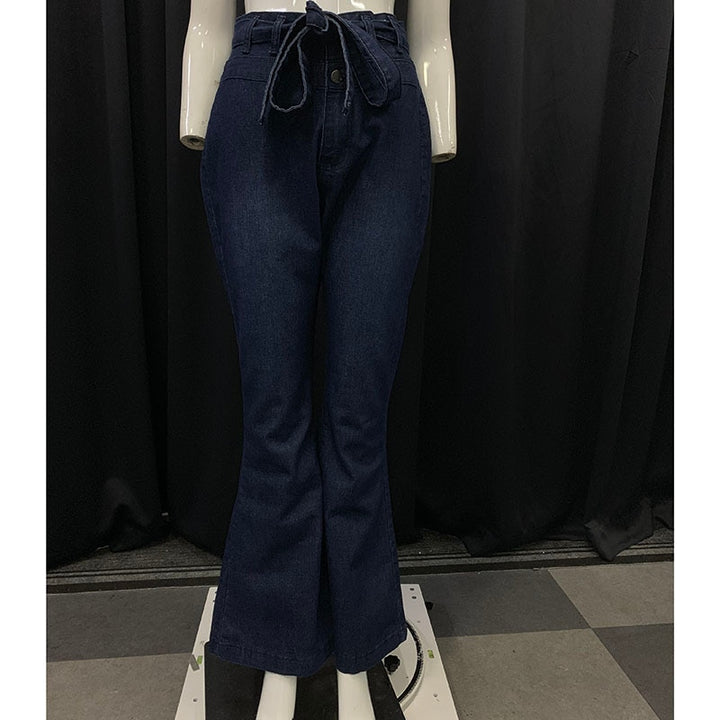 Jeans évasé taille haute