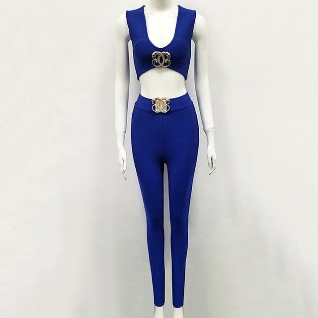 Ensemble Pantalon Long et top  Boucle
