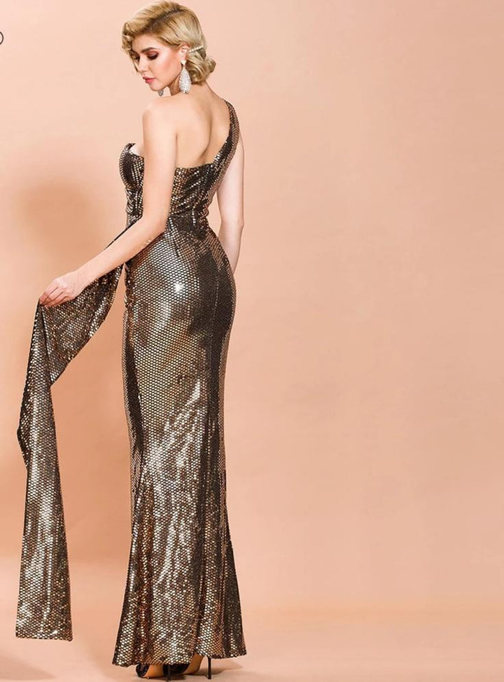 Robes De Soirée Moulante avec Paillettes Rita