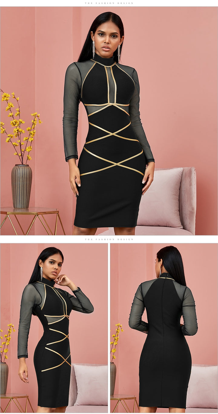 Robe Bandage Dentelle