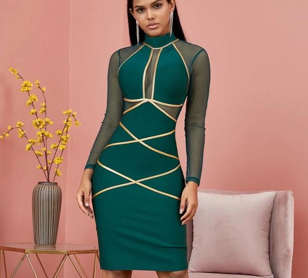 Robe Bandage Dentelle