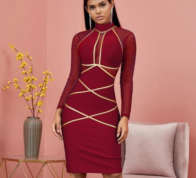 Robe Bandage Dentelle