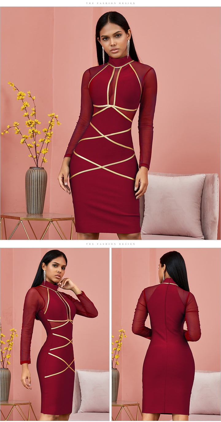 Robe Bandage Dentelle