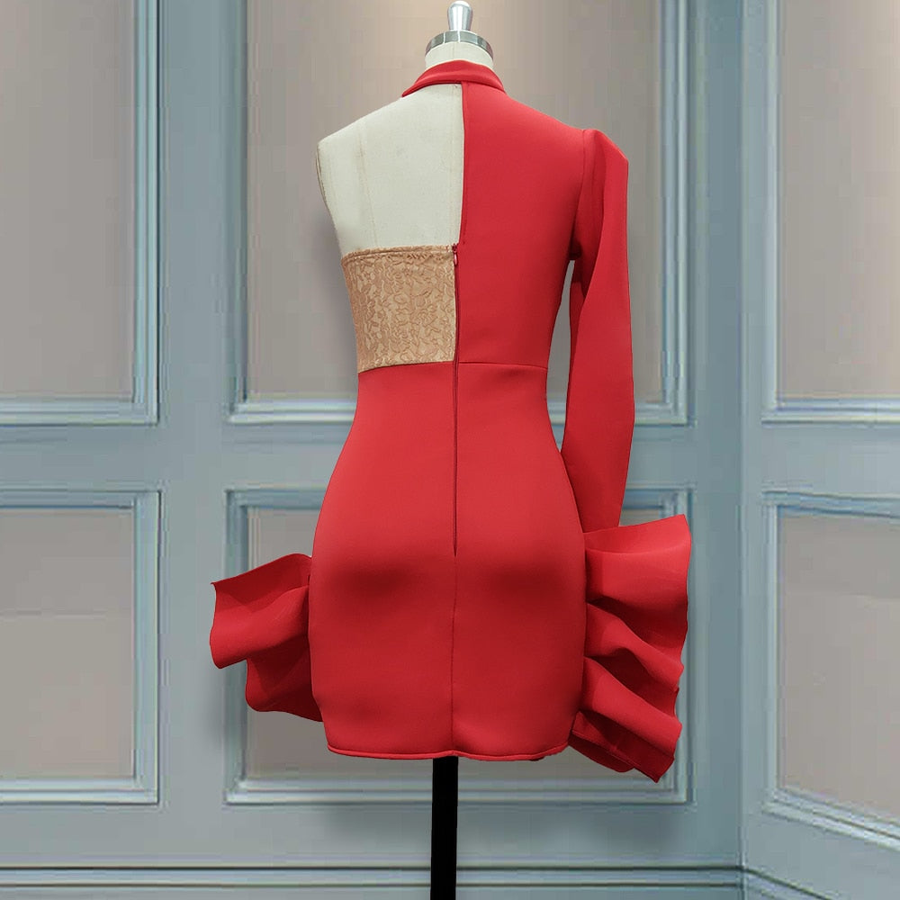 Robes de soirée Volantes Dentelles Aimée