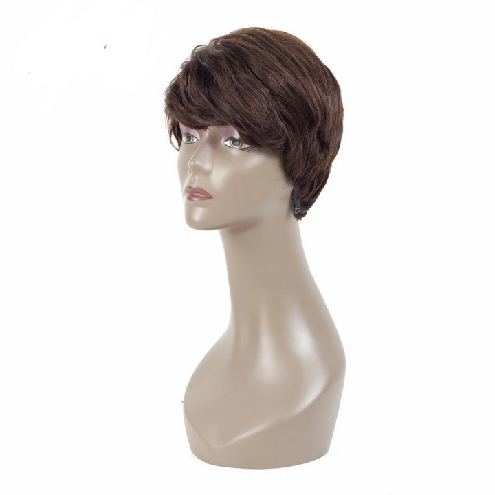 Perruques Courtes De Cheveux Humains