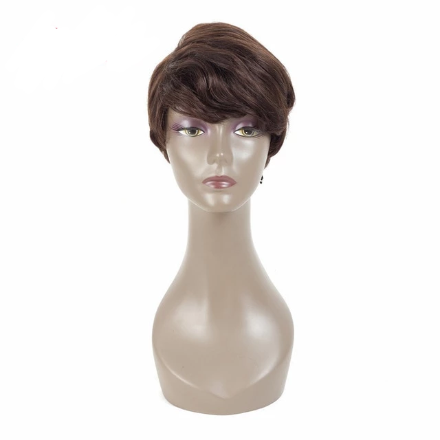 Perruques Courtes De Cheveux Humains