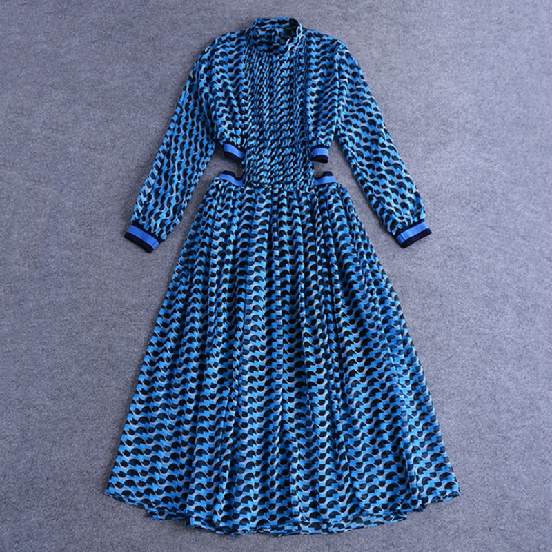 Robe imprimée 3/4 Marie
