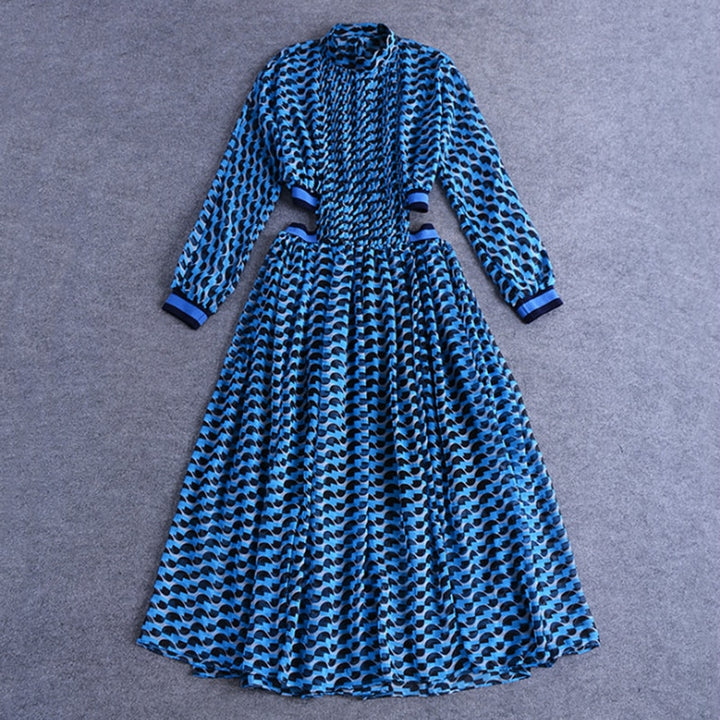 Robe imprimée 3/4 Marie