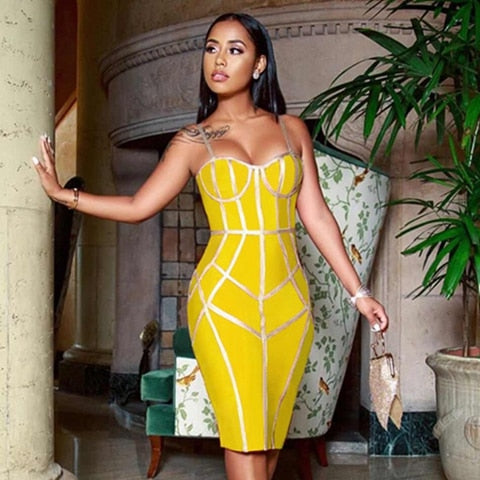 Robe Sexy Spaghetti Strap Sans Manches-robe-Adrienne&Sandrine